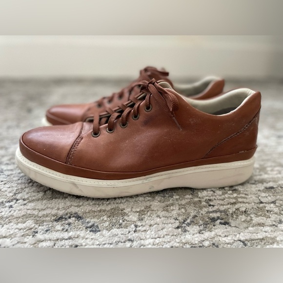 Samuel Hubbard Mens 11.5 Hubbard Fast Brown Leather Casual Shoes Vibram - Picture 5 of 6